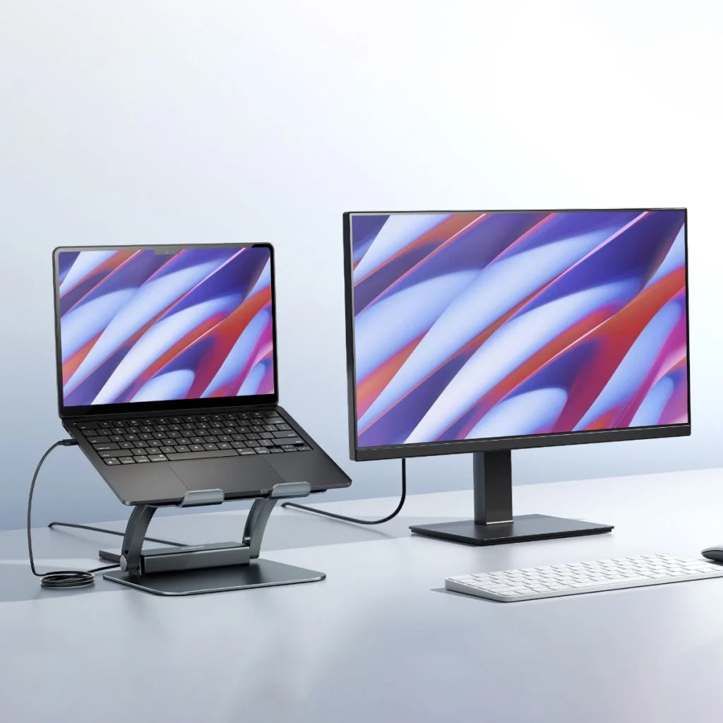 mbeat Stage P6 Laptop Stand with USB-C Dock - Electronics >