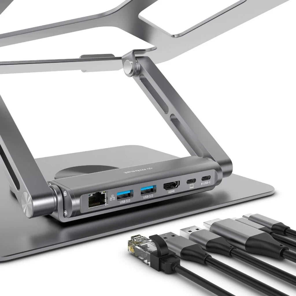 mbeat Stage S12 Rotating Laptop Stand with USB-C Docking