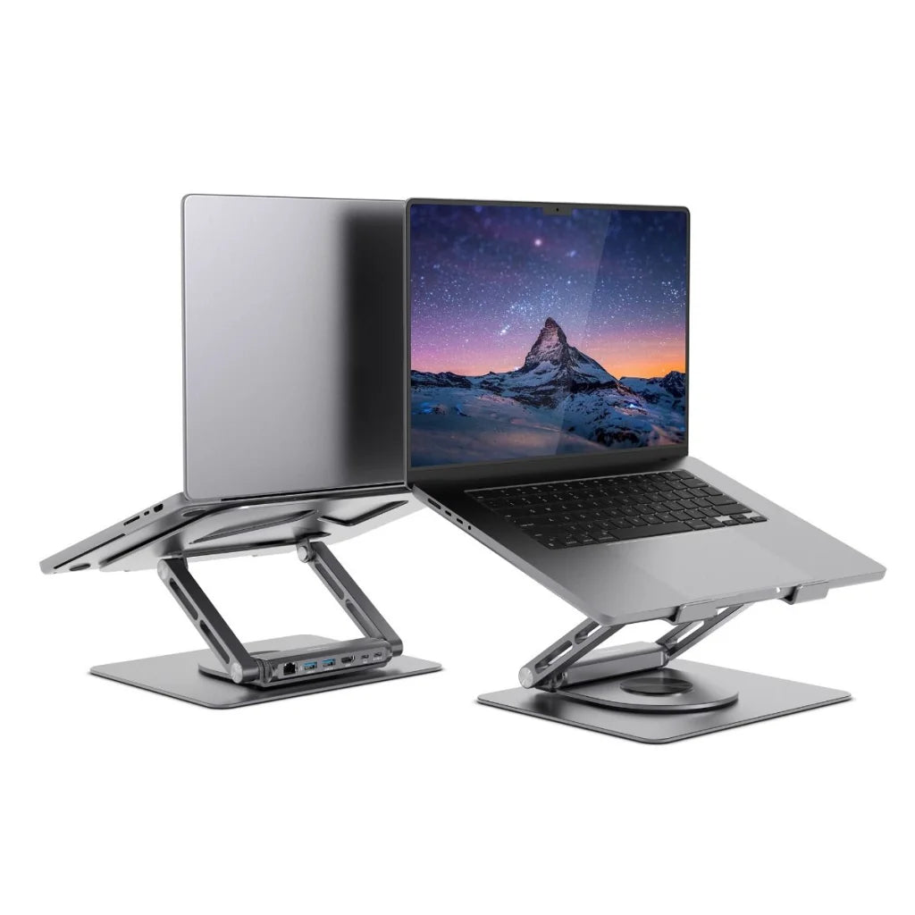 mbeat Stage S12 Rotating Laptop Stand with USB-C Docking