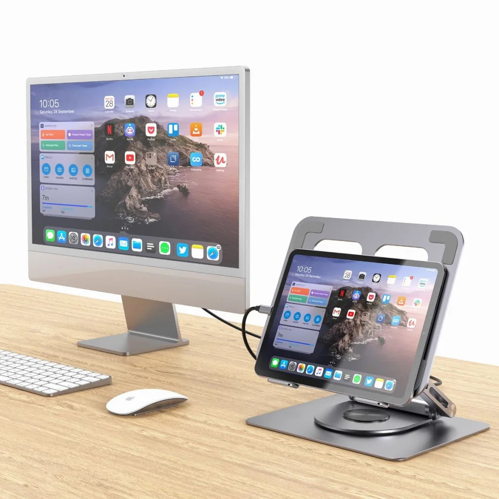 mbeat Stage S12 Rotating Laptop Stand with USB-C Docking