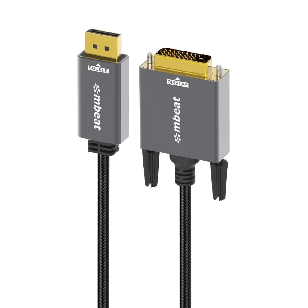 Mbeat Tough Link 1 8m DisplayPort to DVI