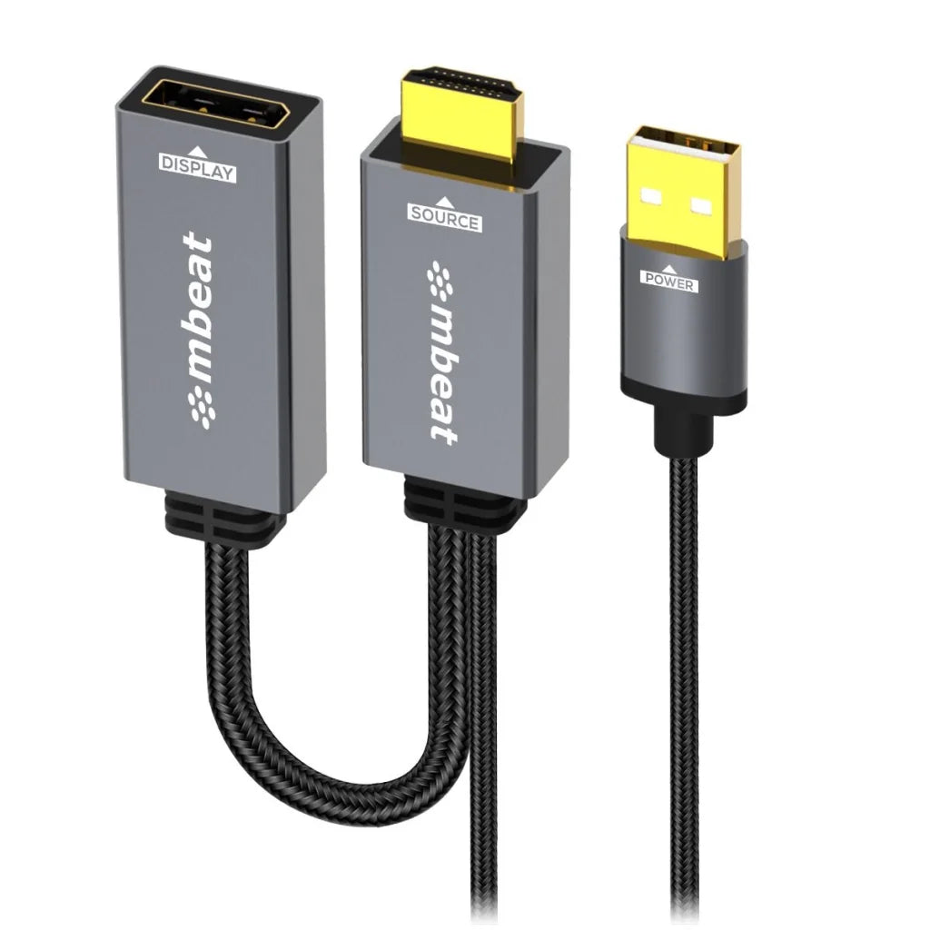 Mbeat Tough Link HDMI to DisplayPort