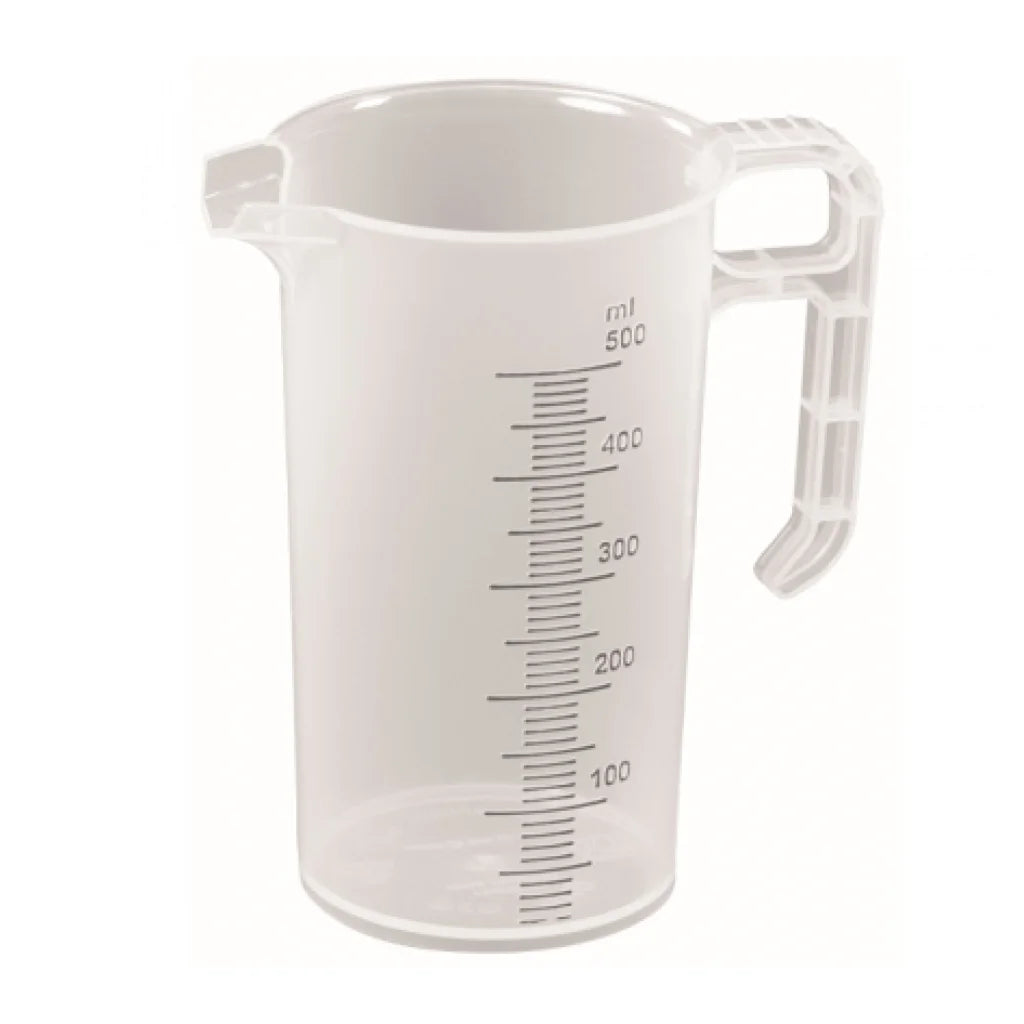 Measuring Jug 500ml Heavy Duty Clear Plastic Propylene BPA