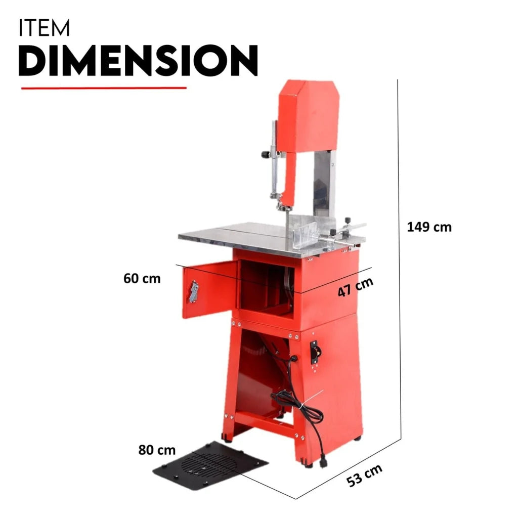 Meat Cutting Band Saw 10’’ Mincer Bandsaw Sausage Filler