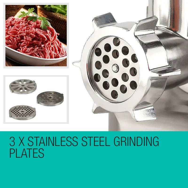 Meat Grinder Mincer Sausage Filler Kebbe Maker EuroChef
