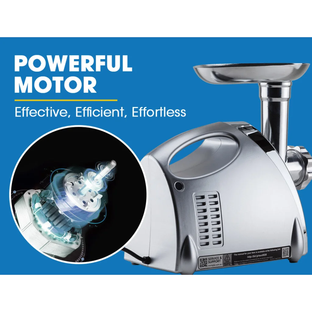 Meat Grinder Mincer Sausage Filler Kibbe Maker 2800W