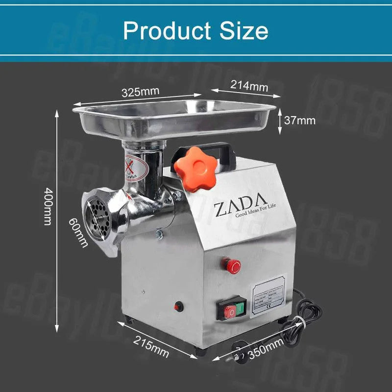 Meat Mincer Grinder Sausage Maker Commercial 1.63HP 1200W