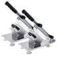 Meat Slicer Machine Premium Manual Frozen Cutting Handle 18/10 Stainless Steel Commercial Grade