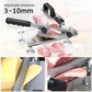 Meat Slicer Machine Premium Manual Frozen Cutting Handle 18/10 Stainless Steel Commercial Grade