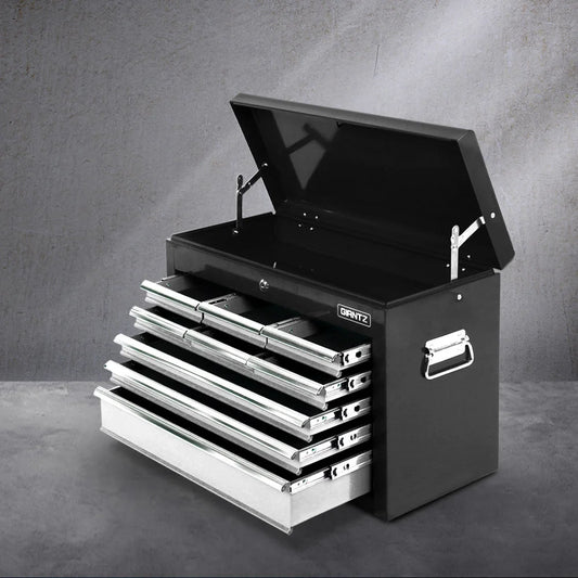 Mechanic Tool Box Storage 9 Drawer - Black & Grey - Tools