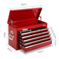 Tool box cabinet with tool drawers and side handles
