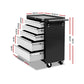 Mechanic Tool Box Trolley 5 Drawer Black Grey tools
