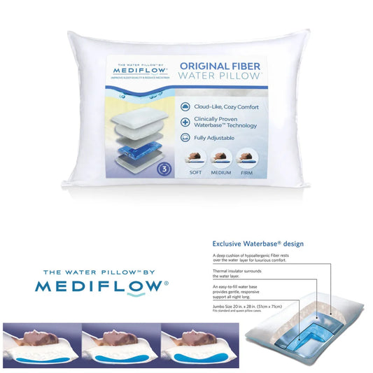 Mediflow Adjustable Waterbase Pillow - For Neck Pain