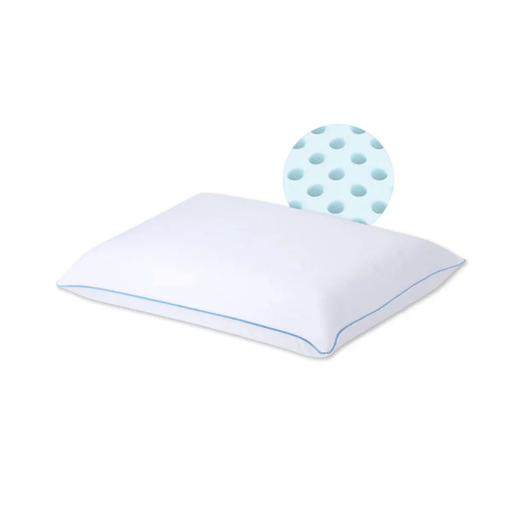 Mediflow Elite Premium Fiber Cooling Gel Memory Foam Water Pillow