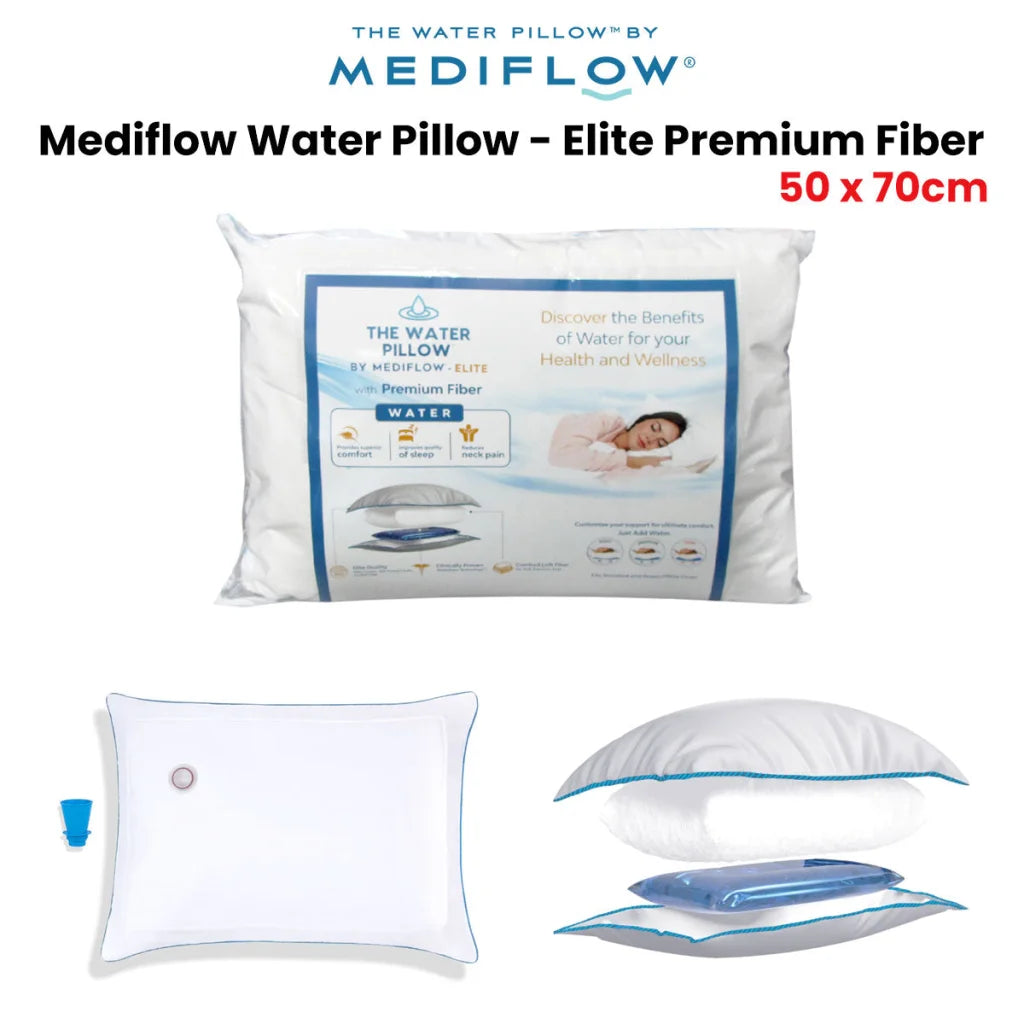 Mediflow Elite Premium Fiber Water Pillow 50 x 70 cm - Home