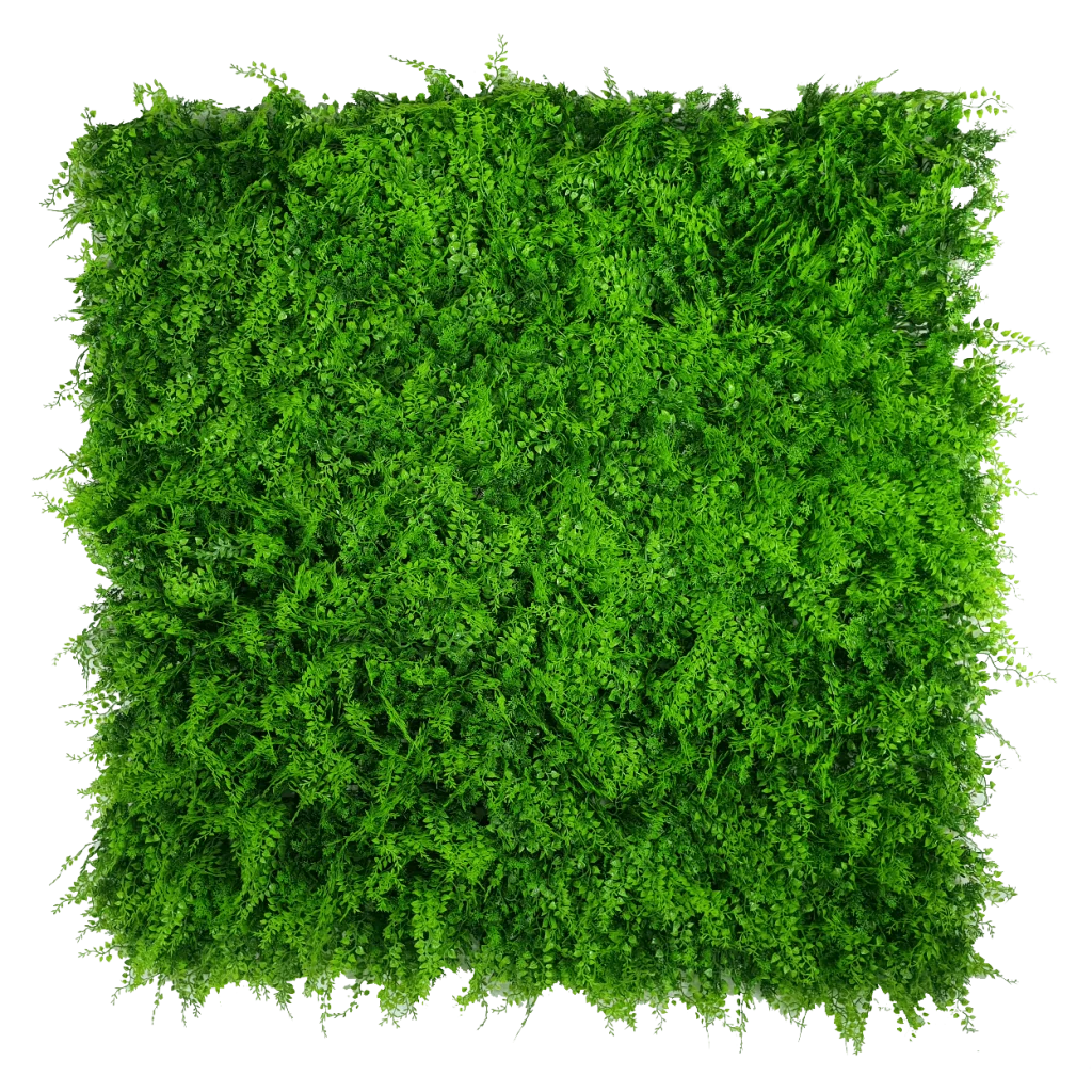 Mediterranean Fern Vertical Garden 1x1m, UV Stabilized