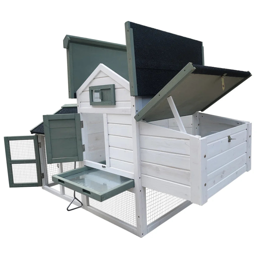 Medium Chicken Coop Rabbit Hutch Guinea Pig Cage Ferret
