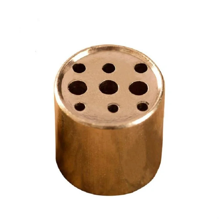 Medium Copper Nine-hole Incense Stick Plate Burner - Set