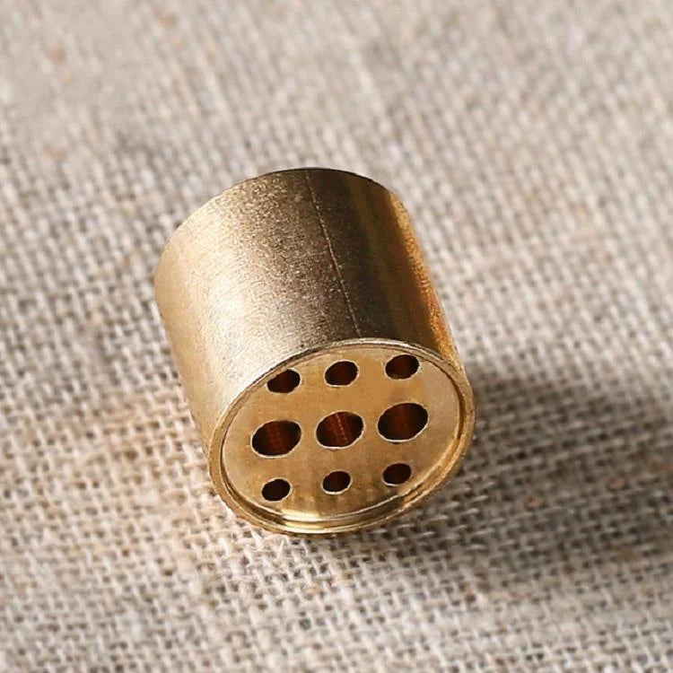 Medium Copper Nine-hole Incense Stick Plate Burner - Set