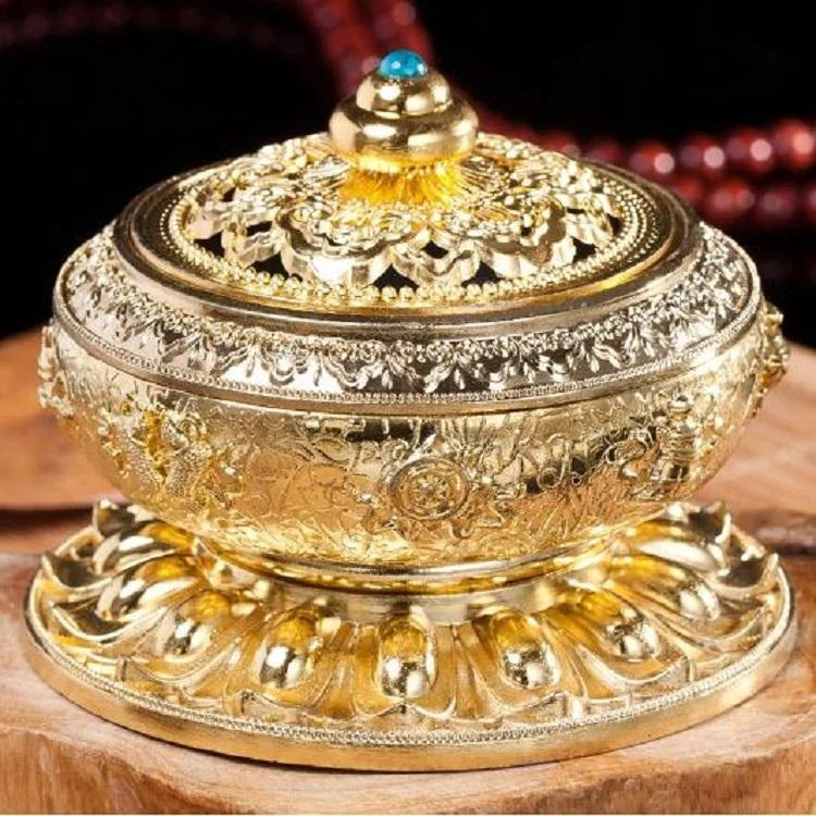 Medium Eight Treasure Incense Burner Decoration - Perfect