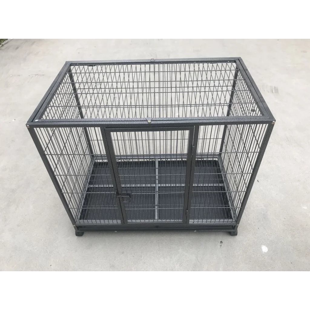 Medium Pet Dog Cat Cage Metal Rabbit Crate Carrier Kennel
