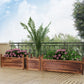 Medium raised bed with planter box beds