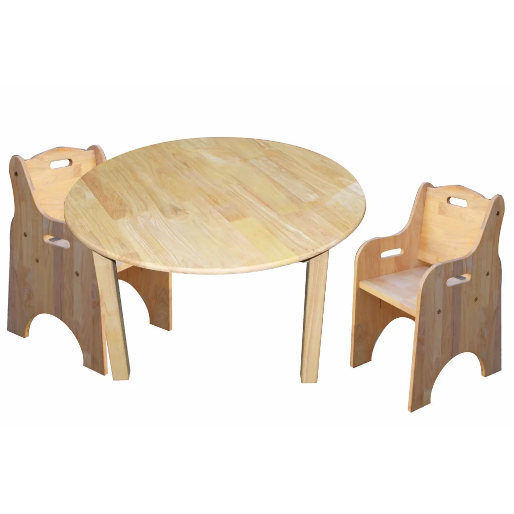 Medium Round Table and 2 Toddler Chairs