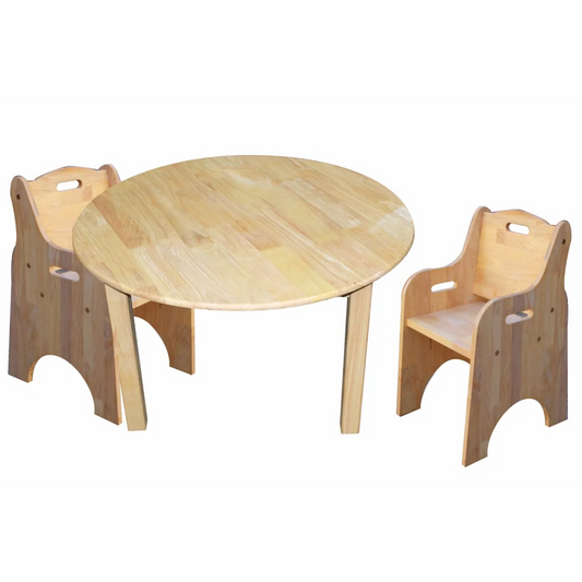 Medium Round Table and 2 Toddler Chairs