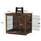 Medium Wooden Dog Crate Kennel 80.5x59x70cm End Table