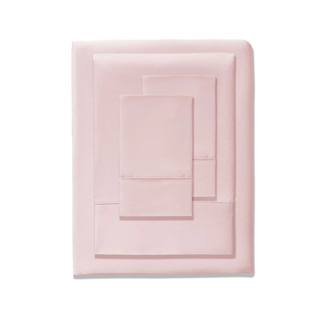 Mega/Super Sheet Set King 400TC Blush Bamboo Cotton 50cm
