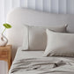 Mega/Super Sheet Set Super King 400TC Stone Bamboo Cotton