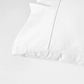 Mega/Super Sheet Set Super King 400TC White Bamboo Cotton