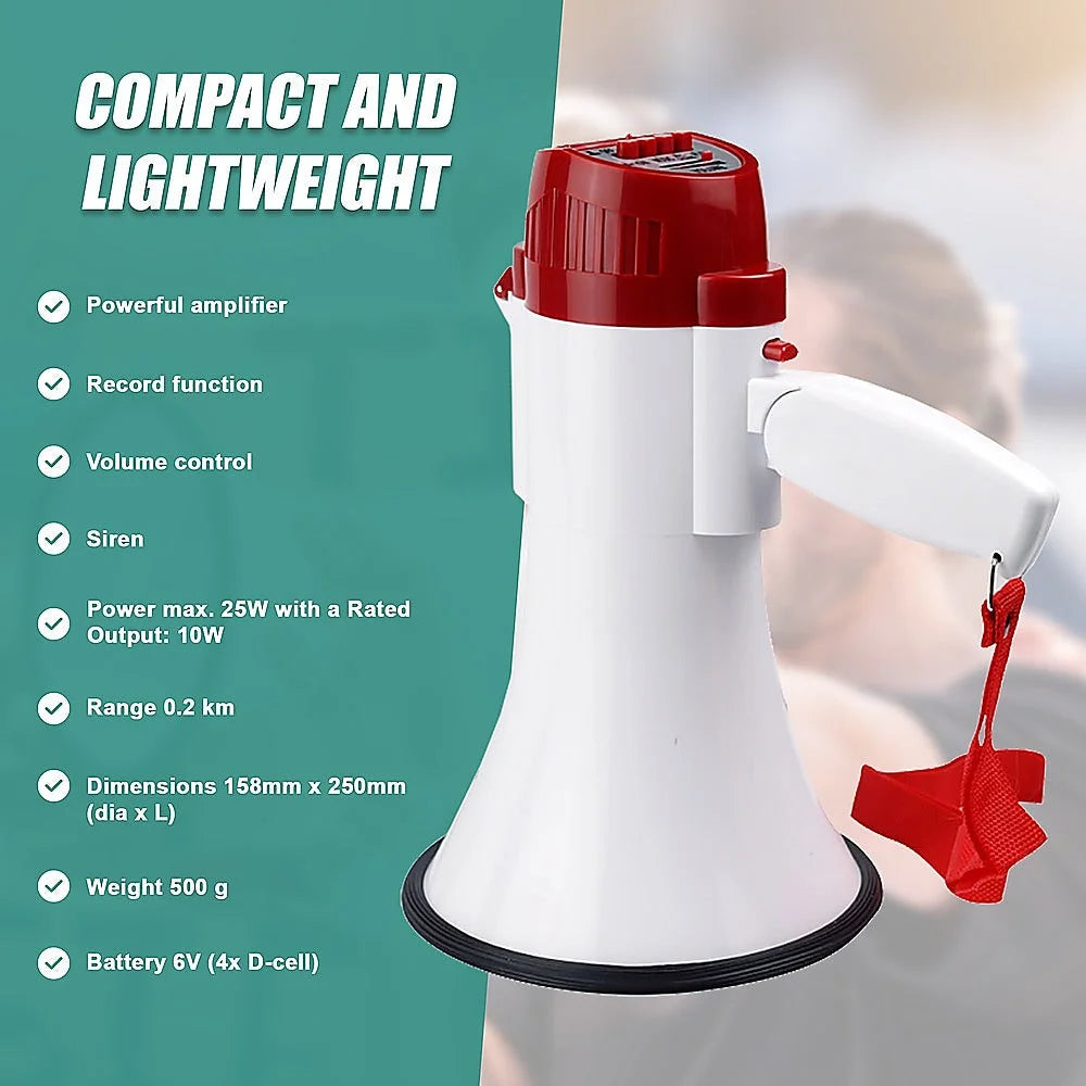 Megaphone homemygardeno bull with matching accessories and clear item layout