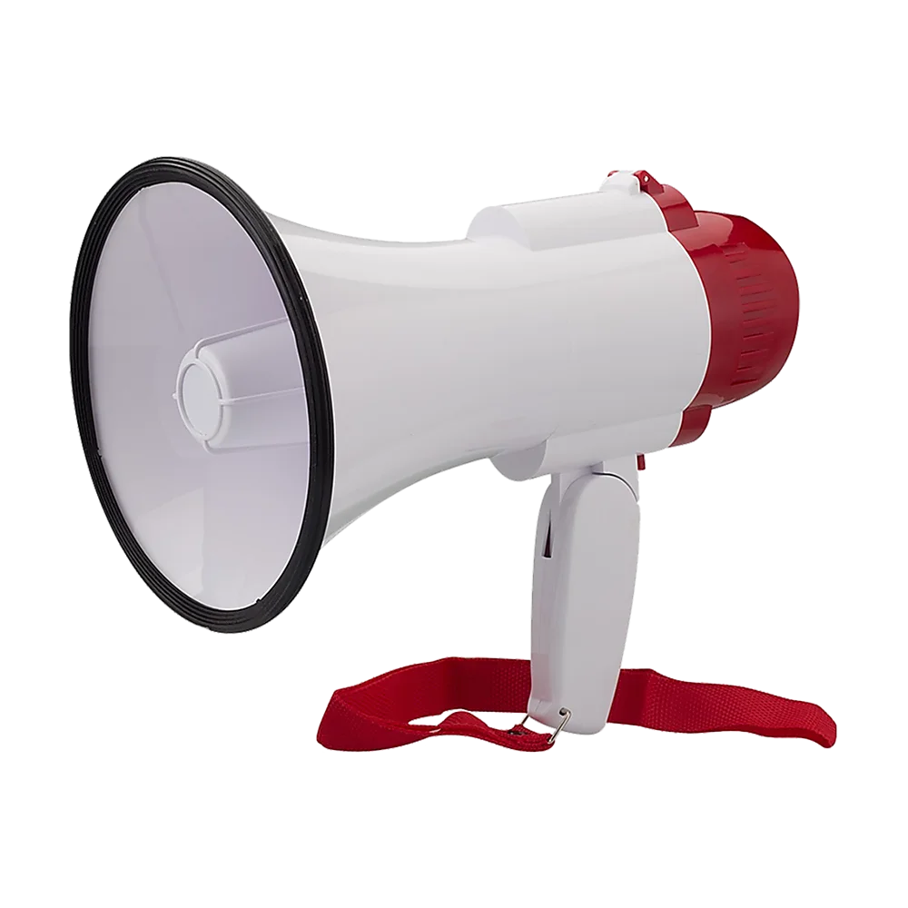 Megaphone HomeMyGardeno 25Watt Bull Horn with Siren audio