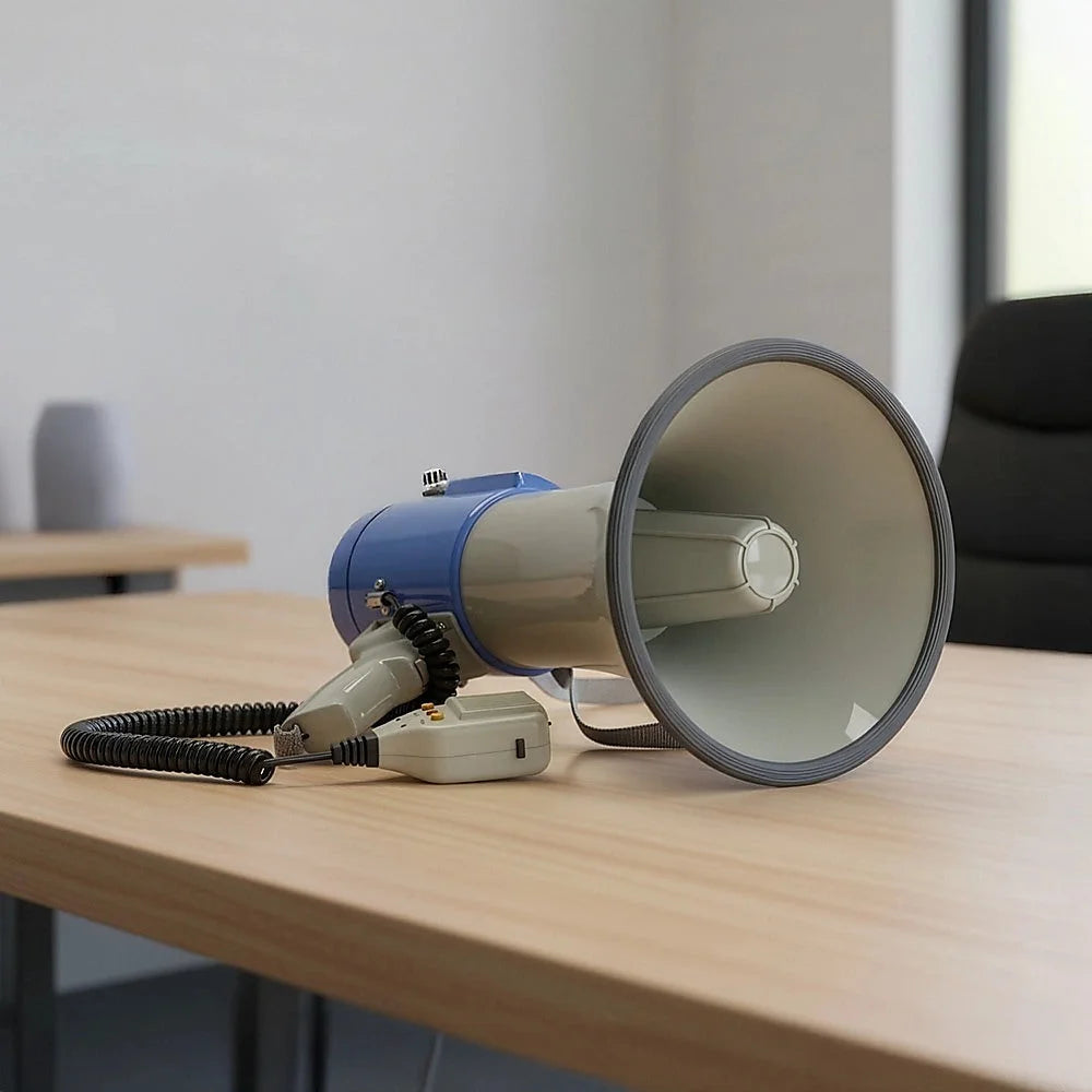 Megaphone PA System 25W Loud Speaker Voice Recorder