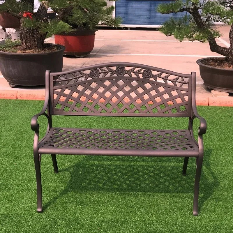 Melissa Aluminium Bench - Bronze