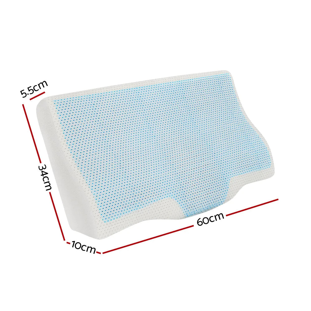 Memory foam contour with pillow cool gel cover