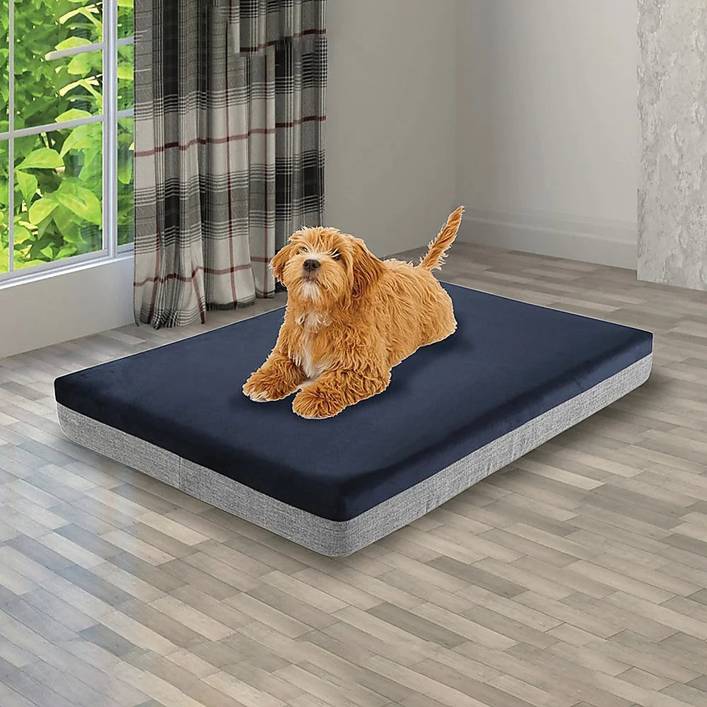 Memory Foam Dog Bed 12CM Thick Large Orthopedic Waterproof