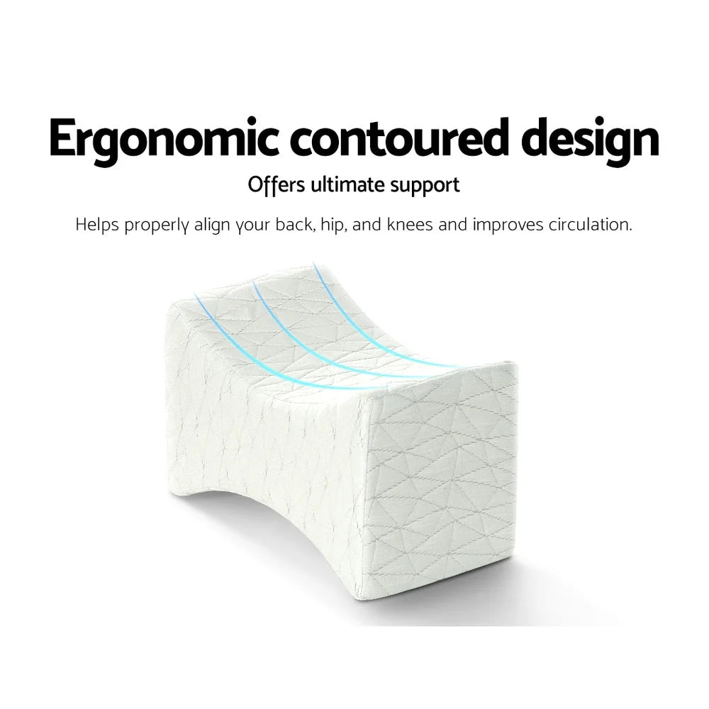 Memory foam leg with surface detail shown
