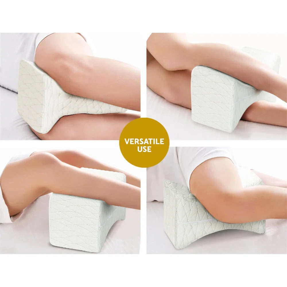 Memory foam leg with side profile shown