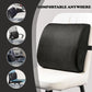 Foam memory lumbar back with colour matched pieces and support fittings