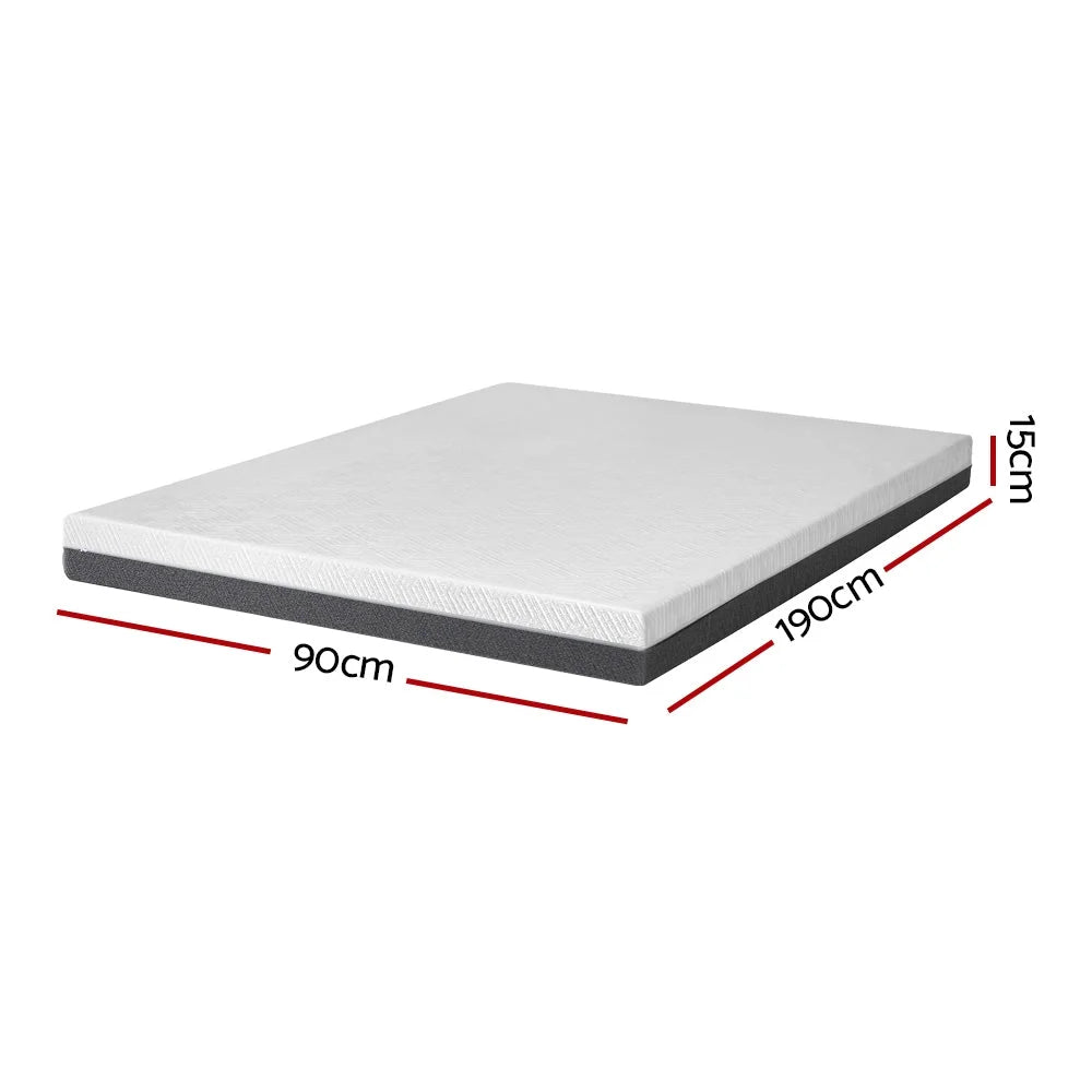 Memory Foam Mattress Bedding Cool Gel Non-Spring 15CM