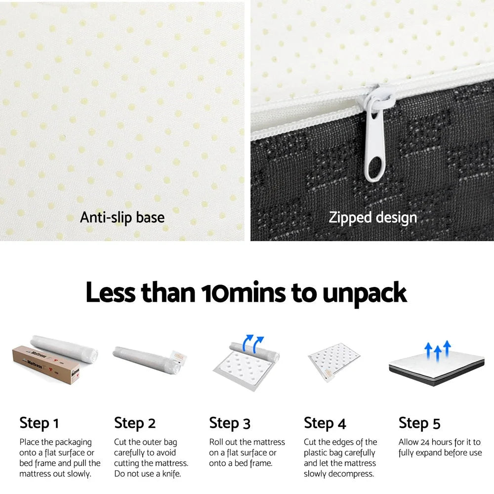 Memory Foam Mattress Bedding Cool Gel Non-Spring 25cm