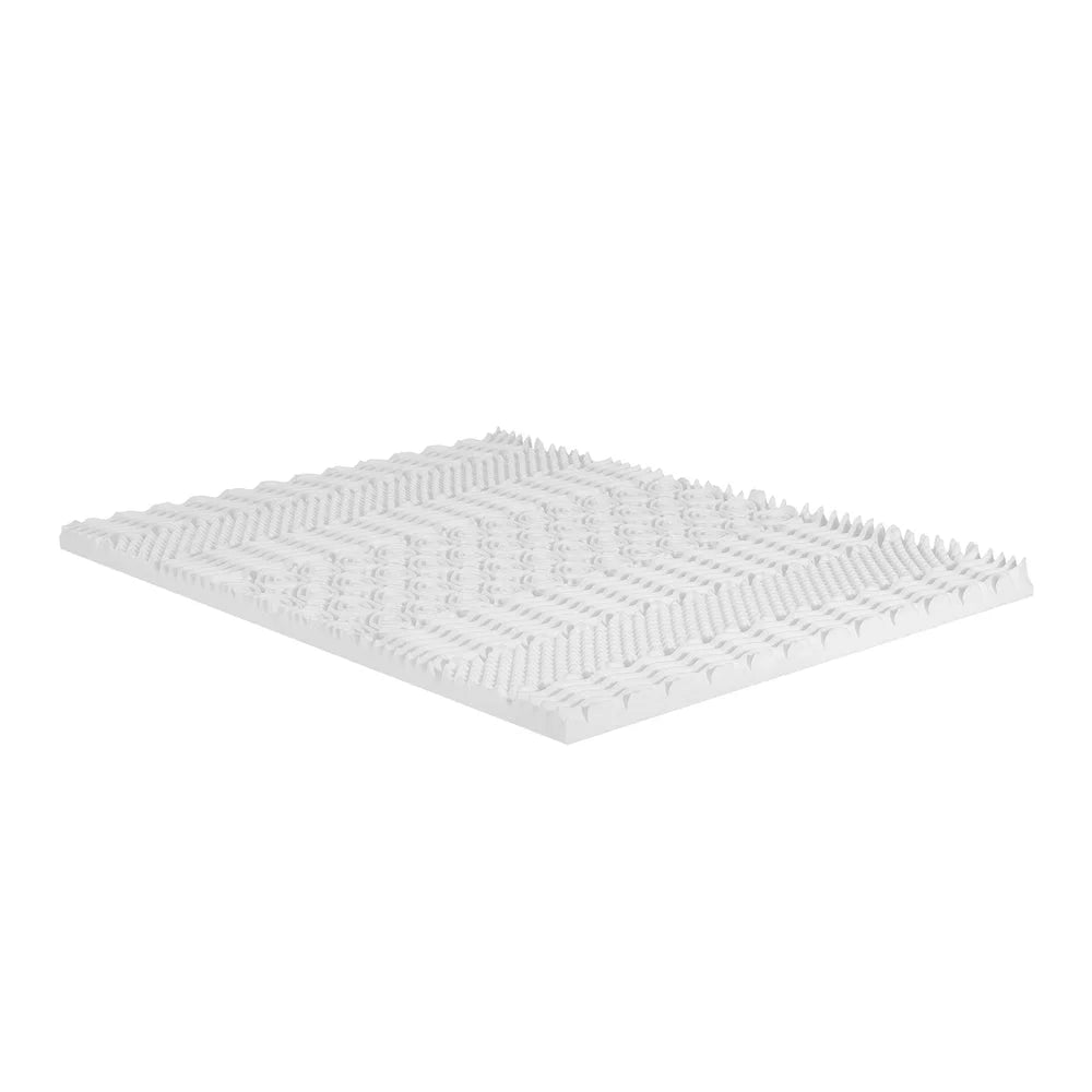 Memory Foam Mattress Topper 7-Zone Airflow Pad 8cm - King