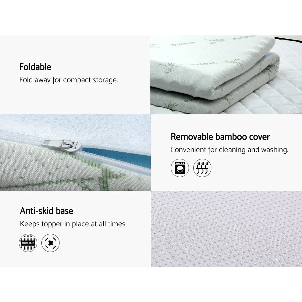 Memory Foam Mattress Topper Bedding Cool Gel 7