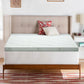 Bamboo 10cm mattress with memory foam topper bedding