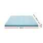 Memory Foam Mattress Topper Cool Gel Bed Mat