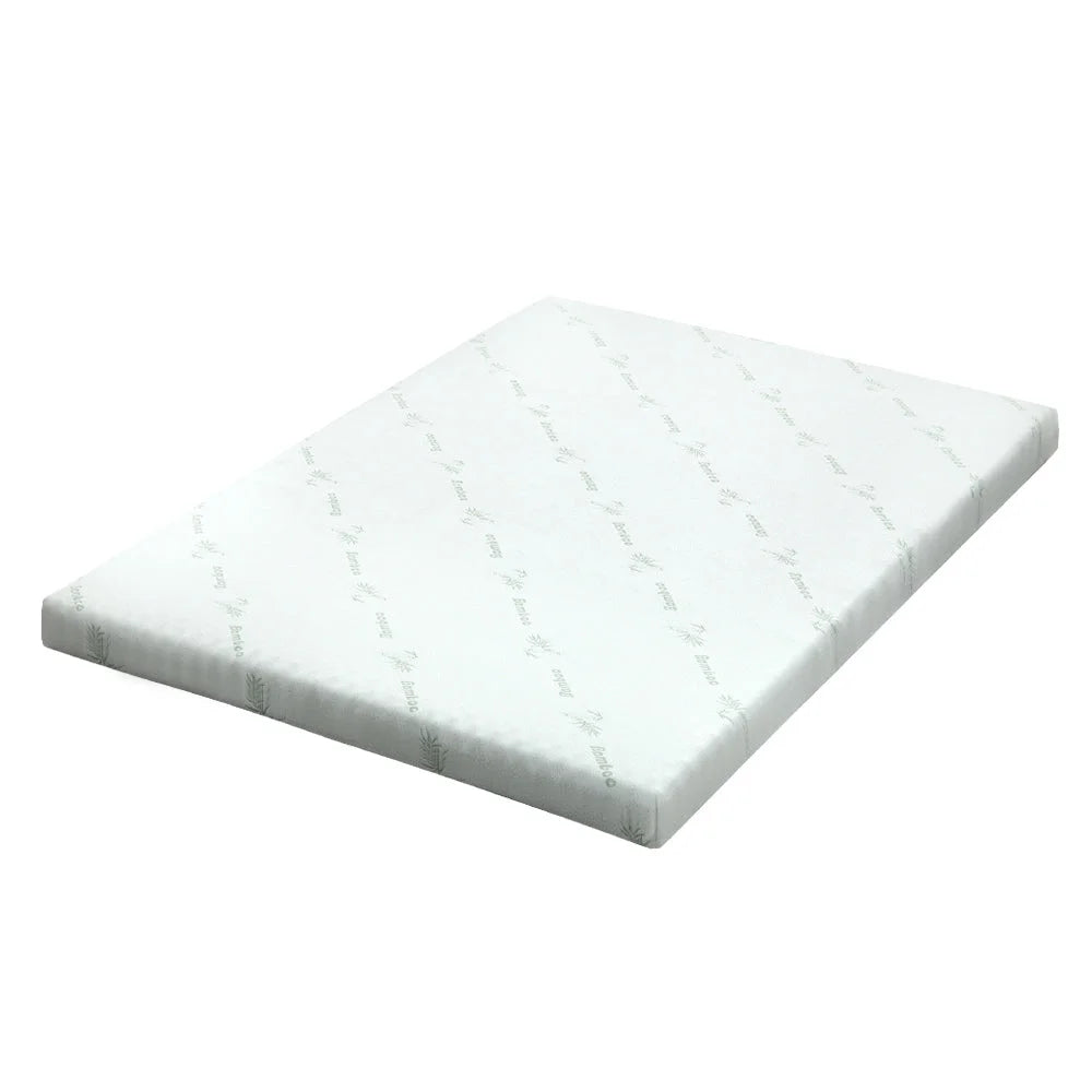 Topper Cool Gel Bed Mat Bamboo 10cm Single Memory Foam Mattress