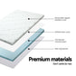Queen cool gel memory foam bamboo cover mattress topper