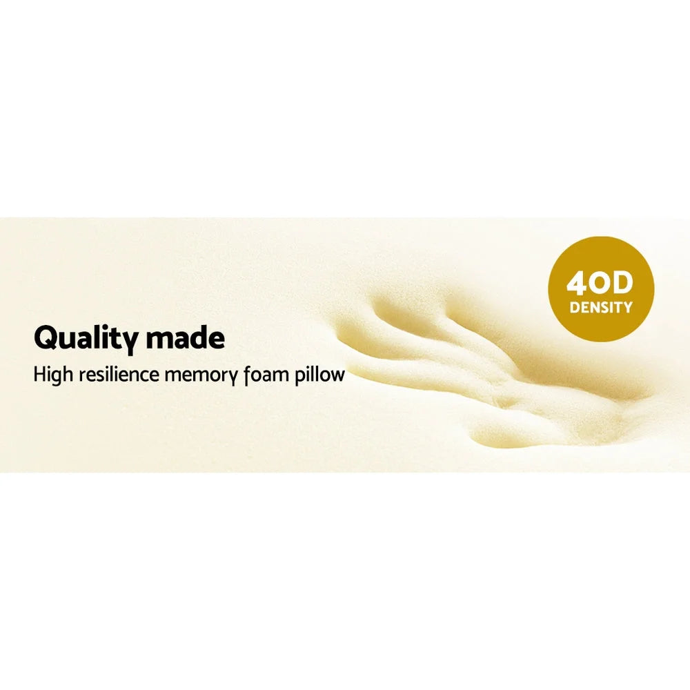 Memory foam neck with roll pillow cover